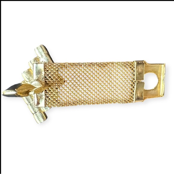 Vintage Wrap Around Pink Rhinestone Cufflinks - Picture 10 of 11